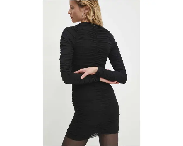 Answear Lab rochie culoarea negru, mini, mulata