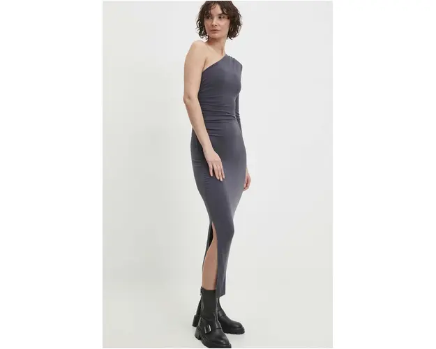 Answear Lab rochie culoarea gri, maxi, mulata