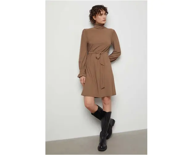 Answear Lab rochie culoarea maro, mini, drept