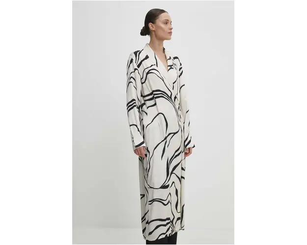 Answear Lab rochie culoarea bej, midi, oversize