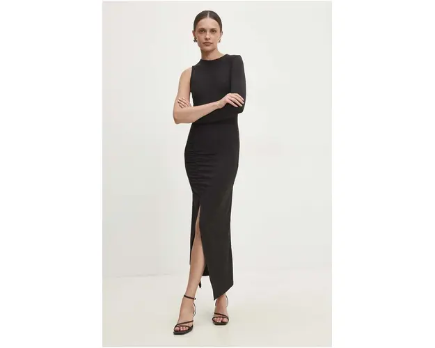 Answear Lab rochie culoarea negru, maxi, mulata