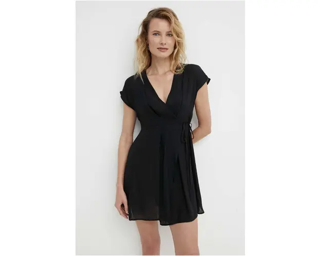 Answear Lab rochie culoarea negru, mini, evazati