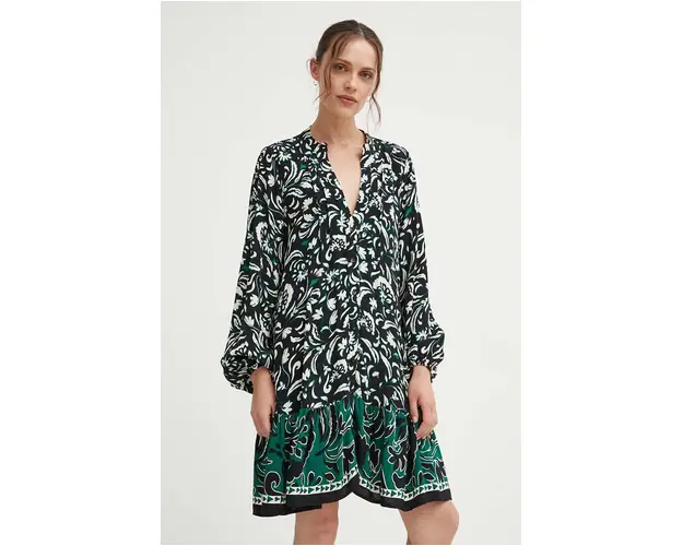 Answear Lab rochie culoarea negru, mini, evazati