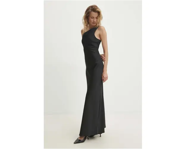 Answear Lab rochie culoarea negru, maxi, drept