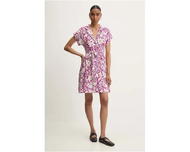 Answear Lab rochie culoarea violet, mini, evazati