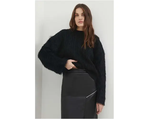 Answear Lab pulover femei, culoarea negru