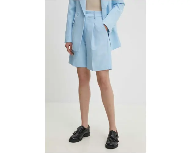Answear Lab pantaloni scurti femei, neted, high waist