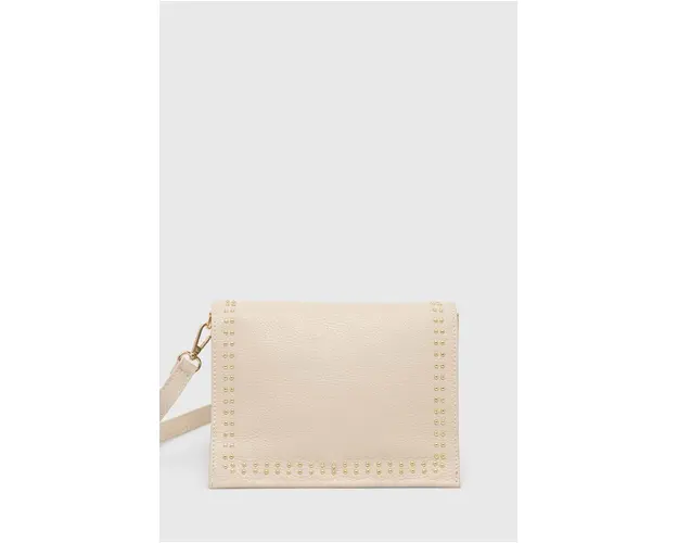 Answear Lab poseta de piele culoarea bej