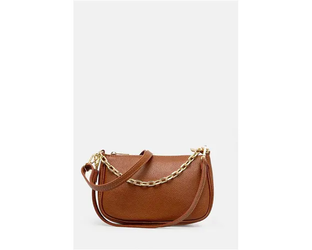 Answear Lab poseta de piele culoarea maro