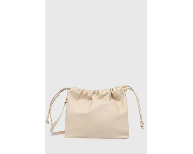 Answear Lab poseta de piele culoarea bej