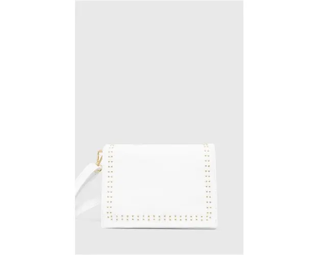 Answear Lab poseta de piele culoarea alb