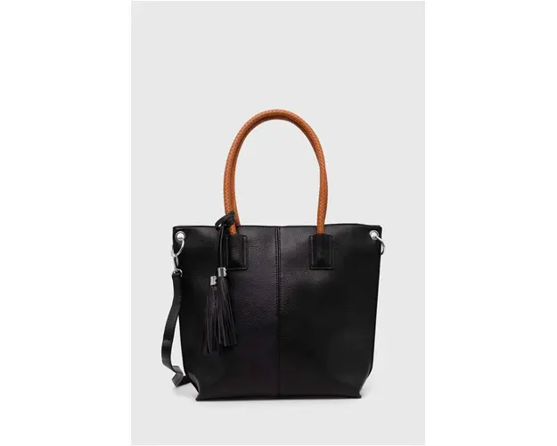 Answear Lab poseta culoarea negru