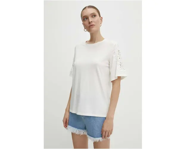 Answear Lab tricou femei, culoarea alb