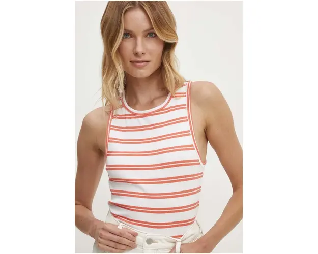 Answear Lab top femei, culoarea portocaliu