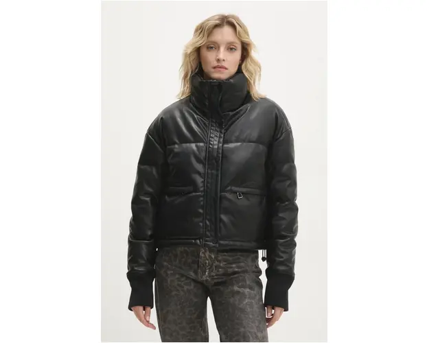 Answear Lab geaca femei, culoarea negru, de iarna