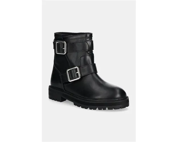 Answear Lab botine femei, culoarea negru, cu platforma