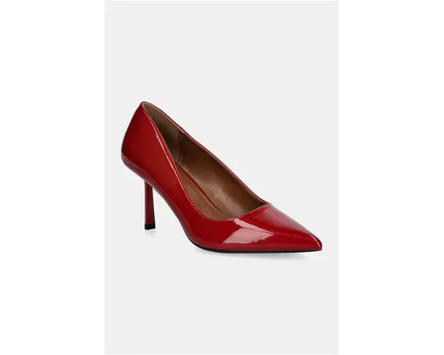 Answear Lab pantofi cu toc culoarea bordo
