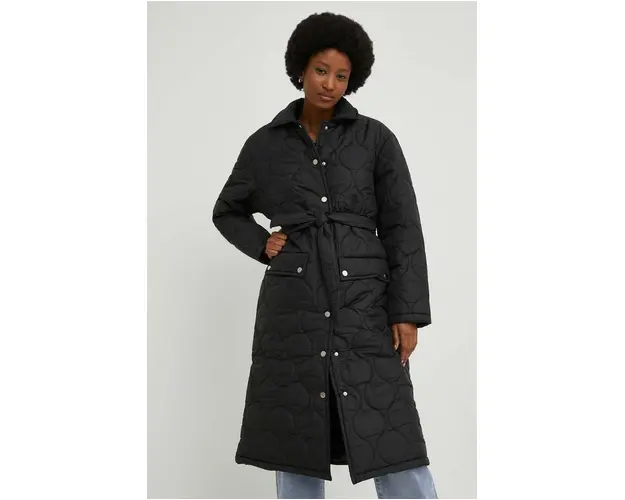 Answear Lab geaca femei, culoarea negru, de iarna, oversize