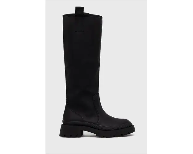 Answear Lab cizme femei, culoarea negru, cu toc drept
