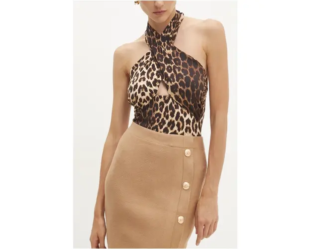 Answear Lab body femei, culoarea bej