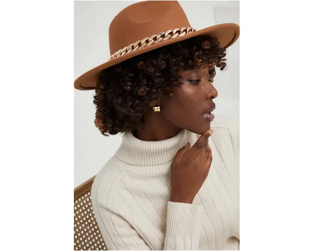 Answear Lab palarie culoarea maro