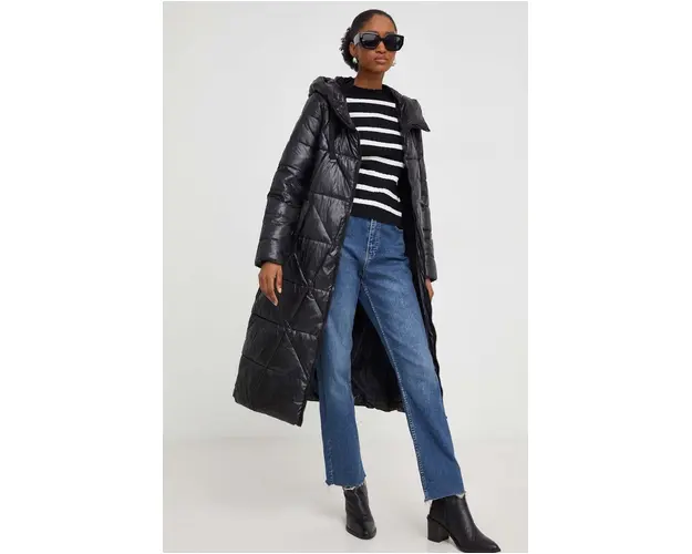 Answear Lab geaca femei, culoarea negru, de iarna