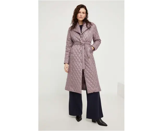 Answear Lab geaca femei, culoarea violet, de tranzitie