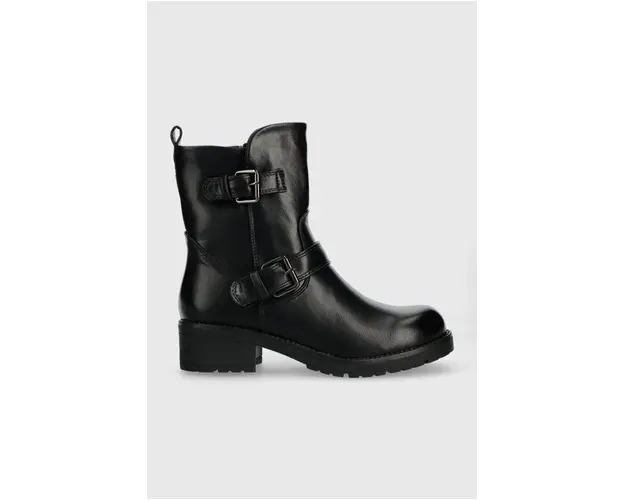 Answear Lab botine femei, culoarea negru, cu toc drept