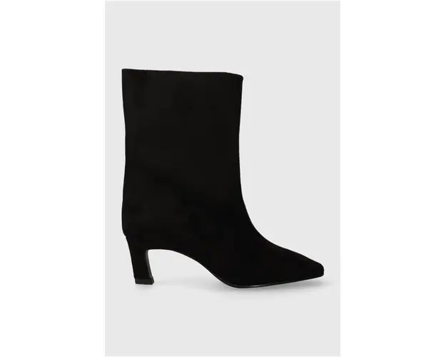 Answear Lab botine X limited collection NO SHAME femei, culoarea negru, cu toc cui