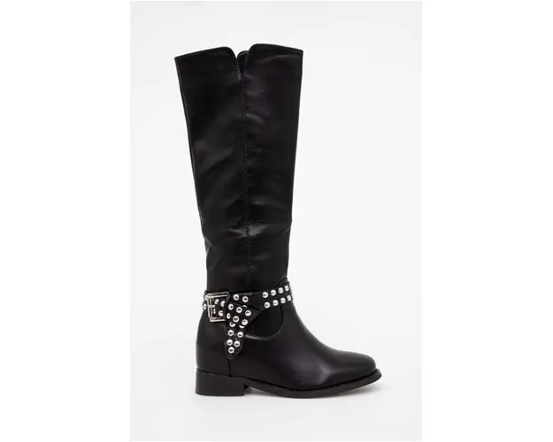 Answear Lab cizme X limited collection NO SHAME femei, culoarea negru, cu toc plat