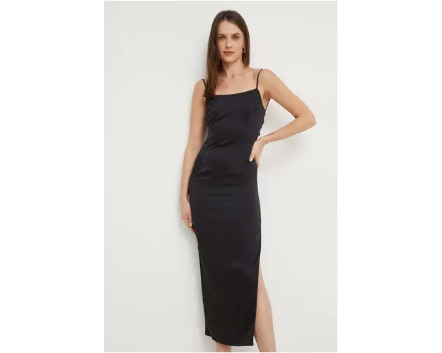 Answear Lab rochie culoarea negru, mini, drept