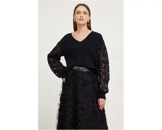 Answear Lab pulover femei, culoarea negru, light