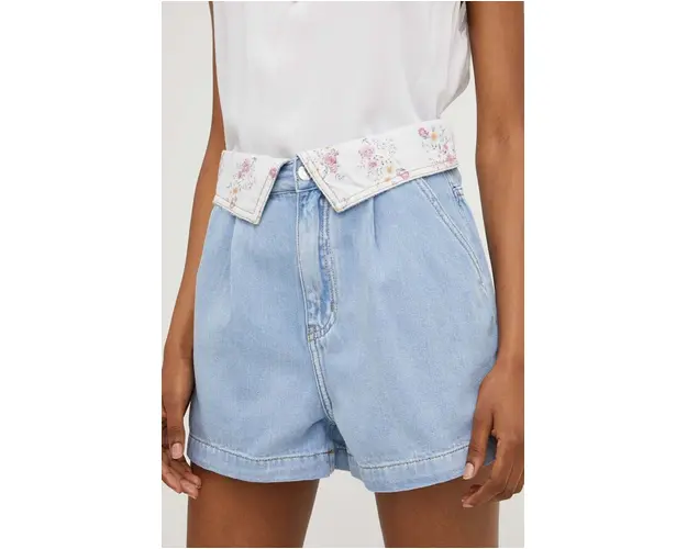 Answear Lab pantaloni scurti femei, neted, high waist