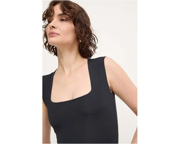 Answear Lab body femei, culoarea negru, neted