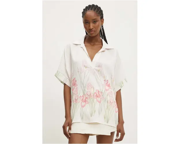 Answear Lab bluza femei, culoarea roz, modelator