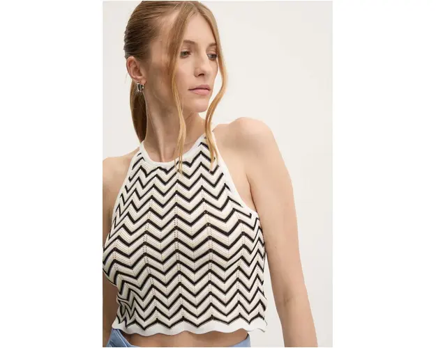 Answear Lab top culoarea negru, modelator