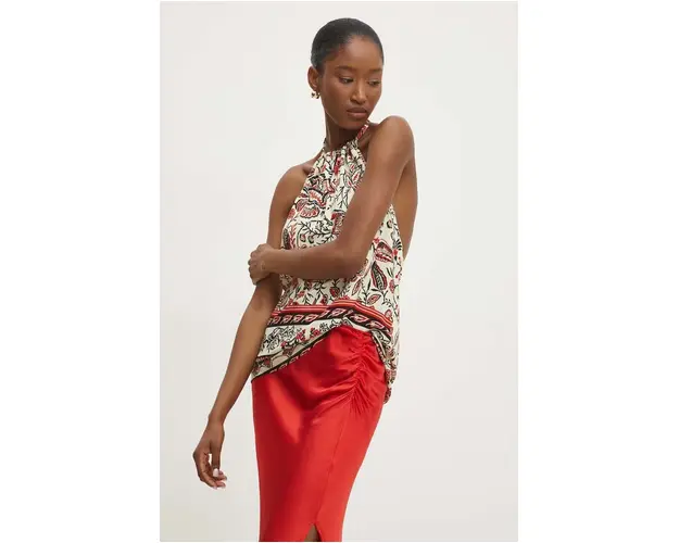 Answear Lab bluza femei, culoarea bej, modelator