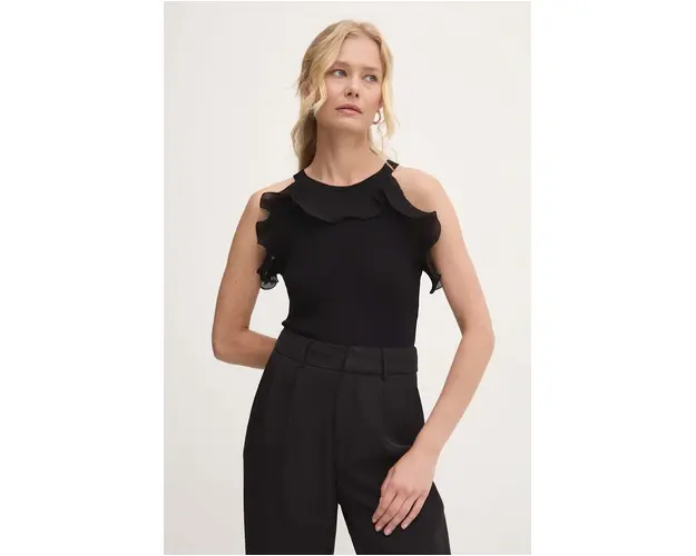 Answear Lab top culoarea negru
