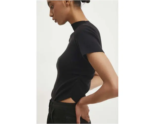 Answear Lab pulover culoarea negru, light, cu turtleneck