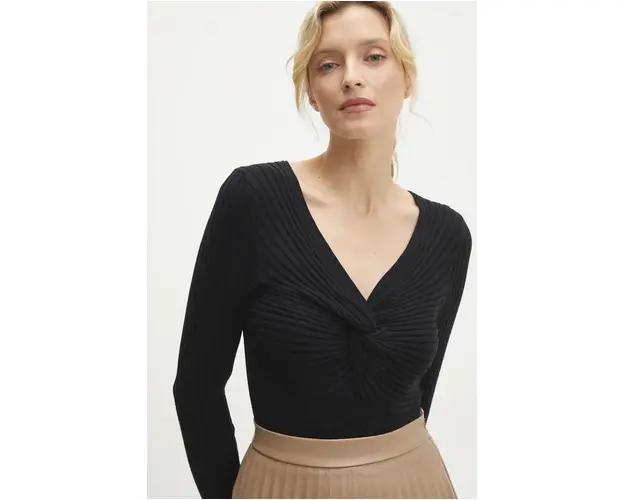 Answear Lab body femei, culoarea negru