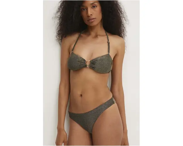 Answear Lab chiloti de baie culoarea auriu