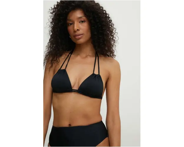 Answear Lab sutien de baie culoarea negru, cupa usor rigidizata