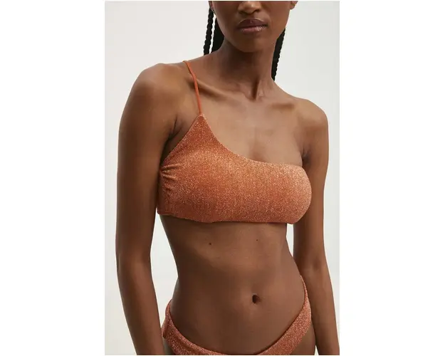 Answear Lab sutien de baie culoarea portocaliu, cupa rigidizata