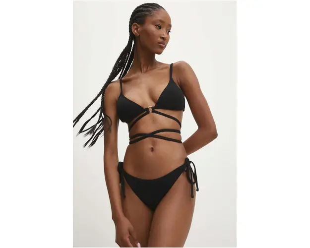 Answear Lab sutien de baie culoarea negru, cupa usor rigidizata
