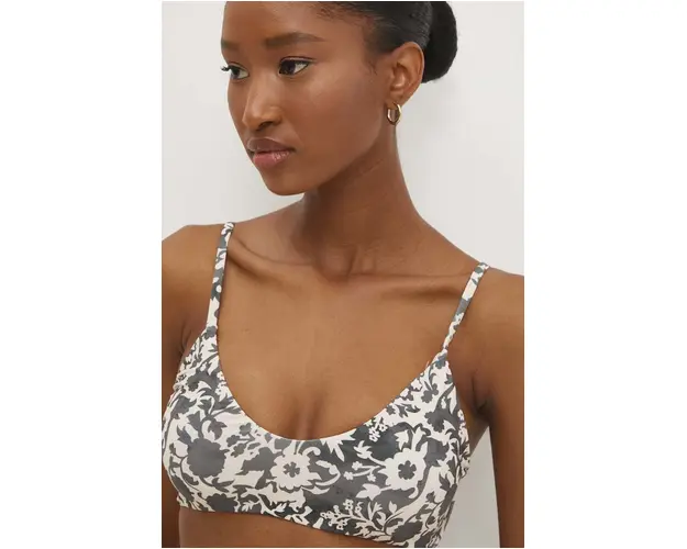 Answear Lab sutien de baie culoarea negru, cupa usor rigidizata