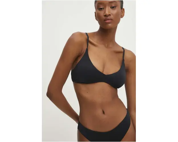 Answear Lab sutien de baie culoarea negru, cupa usor rigidizata