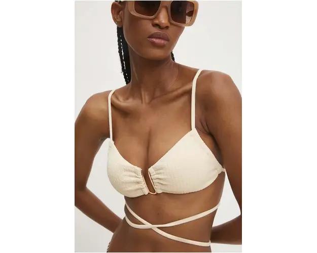 Answear Lab sutien de baie culoarea bej