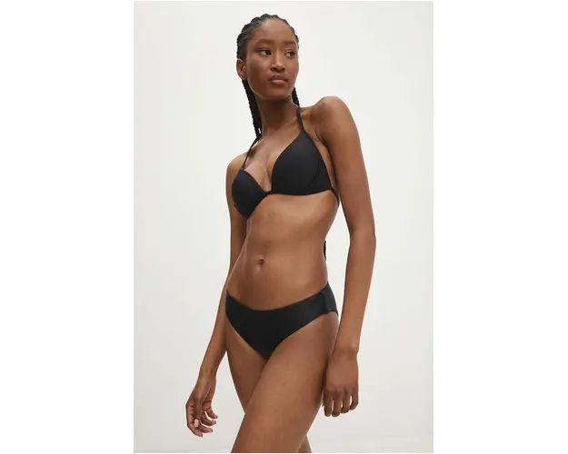 Answear Lab sutien de baie culoarea negru, cupa usor rigidizata