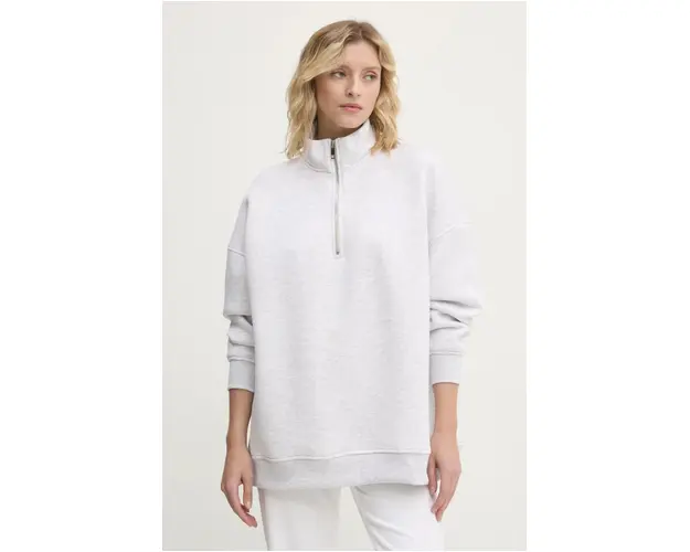 Answear Lab bluza femei, culoarea gri, melanj