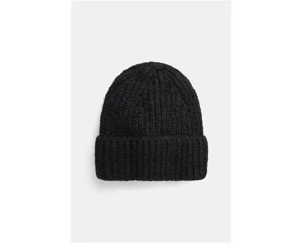 Answear Lab caciula culoarea negru, din tricot gros